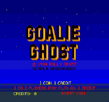 Goalie Ghost screen shot title